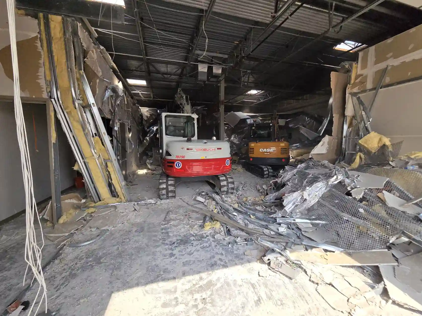 Compact equipment performing selective interior demolition in Frederick, MD